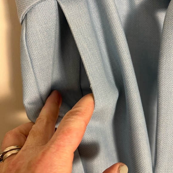 LOFT NWOT Light Blue Marisa Fit Tie Belt Career Office Wardrobe Staple Size 8P - Picture 8 of 14